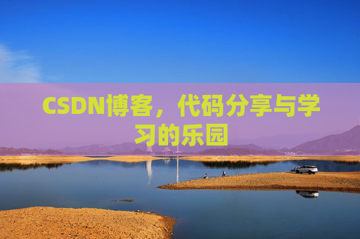 CSDN博客,代码分享与学习的乐园